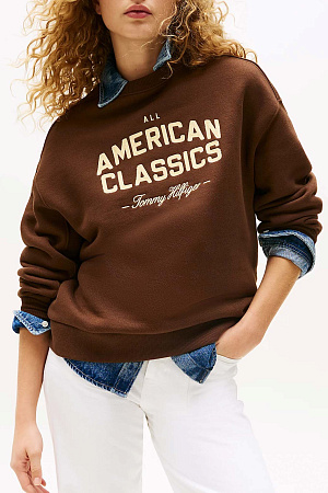Толстовка женская TOMMY HILFIGER VARSITY MDRN TERRY SWTSHRT WW0WW45752 