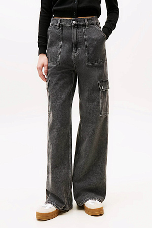 Джинсы женские TOMMY JEANS CLAIRE HR WD CARGO C DW0DW20483 