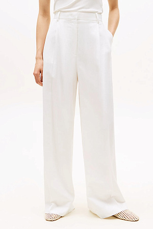 Брюки женские TOMMY HILFIGER LINEN MIX RLXD STRAIGHT PANTS WW0WW47214 
