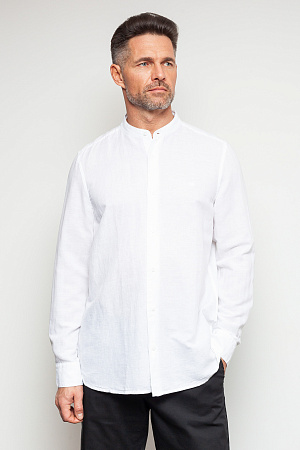 Рубашка мужская CALVIN KLEIN LINEN COTTON STAND UP C SHIRT K10K112706 
