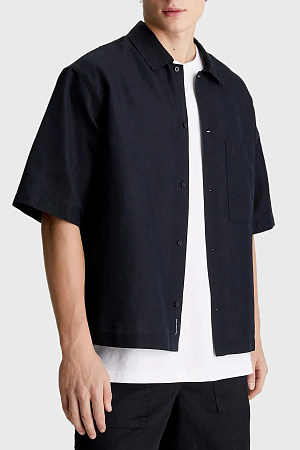 Рубашка мужская CALVIN KLEIN LINEN SS SHIRT J30J325173 