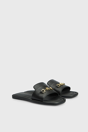 Женские мюли TOMMY HILFIGER LEATHER HORSEBIT MUL FW0FW08420 