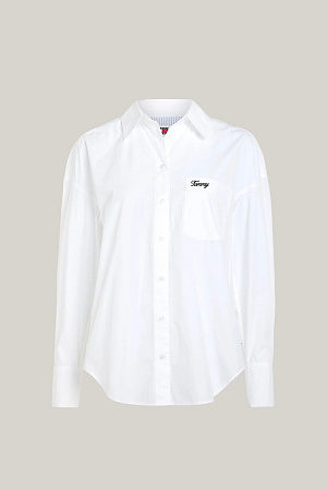 Рубашка женская TOMMY JEANS TJW SP OVR SCRIPT SHIRT EXT DW0DW17803 