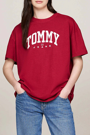 Футболка женская TOMMY JEANS TJW OVS VARSITY 1 TEE EXT DW0DW18403 