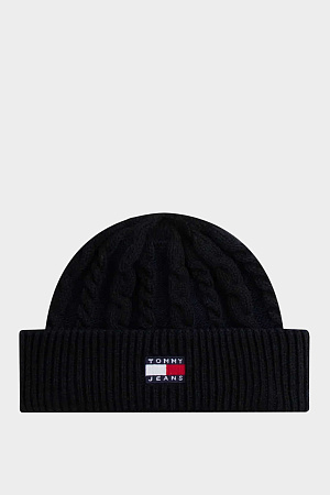 Шапка мужская TOMMY JEANS TJM HERITAGE CABLE BEANIE AM0AM13670 