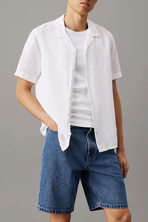 Рубашка мужская CALVIN KLEIN LINEN COTTON CUBAN S K10K114197 