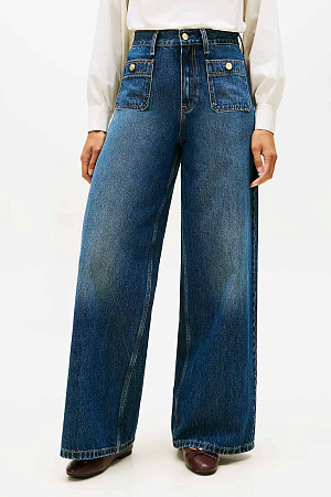 Джинсы женские TOMMY HILFIGER DNM MINE 70'S WIDE LEG HW WW0WW49387 