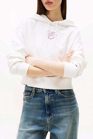 Толстовка женская TOMMY JEANS TJW RLX CRP HEART HOODIE DW0DW21408 