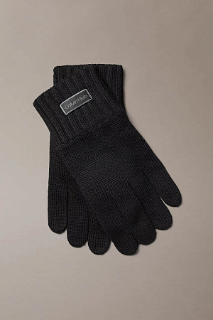 Перчатки мужские CALVIN KLEIN PATCH K?NITTED GLOVES LV04D8105G 