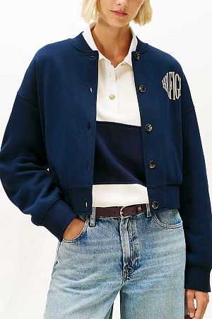 Куртка женская TOMMY HILFIGER VARSITY FLEECE BOMBER WW0WW47847 