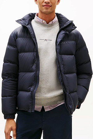 Куртка мужская TOMMY HILFIGER MIX DOWN HOODED PUFF MW0MW40613 