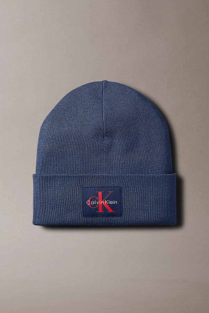 Шапка мужская CALVIN KLEIN MONOLOGO PATCH BEANIE LV04D8088G 