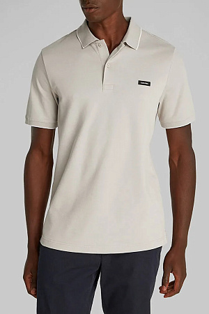 Футболка поло мужская CALVIN KLEIN STRETCH PIQUE TIPPING POLO K10K112751 