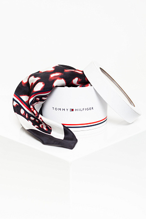 Шарф женский TOMMY HILFIGER LUX FEMININE SILK BANDANA AW0AW11142 