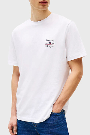 Футболка мужская TOMMY HILFIGER HILFIGER STACK TEE MW0MW38622 