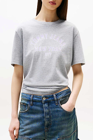 Футболка женская TOMMY JEANS TJW RLX VARSITY OVERDYE TEE EXT DW0DW21399 