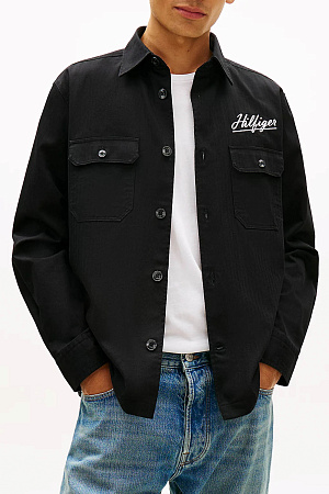 Рубашка мужская TOMMY HILFIGER HERRINGBONE OVERSHIRT MW0MW41676 