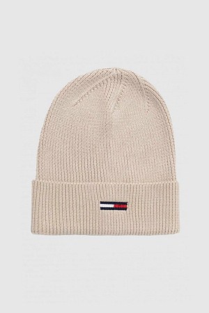 Шапка женская TOMMY JEANS TJW ELONGATED FLAG BEANIE AW0AW16380 