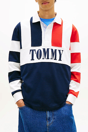 Футболка поло мужская TOMMY JEANS TJM RLX ARCHIVE RUGB DM0DM23054 