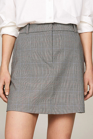 Юбка женская TOMMY HILFIGER POW CHECK SHORT SKIRT WW0WW42249 