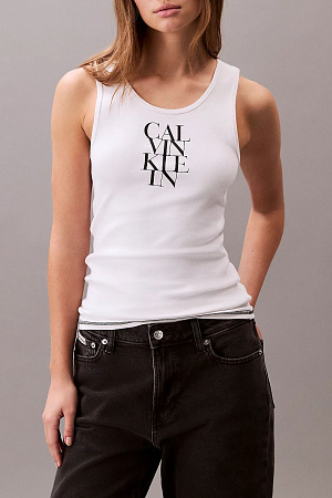 Футболка женская CALVIN KLEIN SL COTTON RIB SOLID LV044C219G 