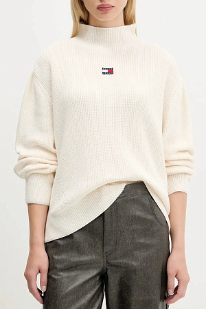 Свитер женский TOMMY JEANS TJW MOCKNECK BADGE SWEATER DW0DW21676 