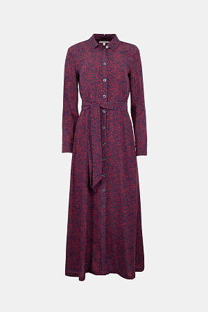 Платье женское TOMMY HILFIGER KACY MAXI SHIRT DRESS LS 