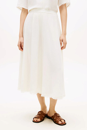 Юбка женская TOMMY HILFIGER VIS/LINEN VOLUME MID WW0WW48966 