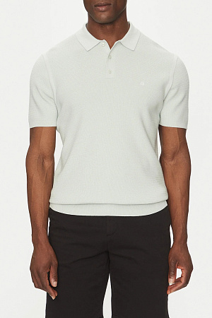 Футболка поло мужская CALVIN KLEIN MICRO WAFFLE POLO S/ K10K114465 