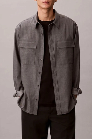 Рубашка мужская CALVIN KLEIN LS MELANGE PV EASY SHIRT LV04LE114G 