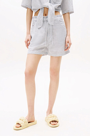 Шорты женские TOMMY JEANS TJW COTTON LINO SHO DW0DW20360 