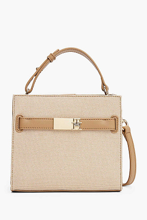 Сумка женская TOMMY HILFIGER TH HERITAGE MINI SATCHEL CANVAS AW0AW17406 