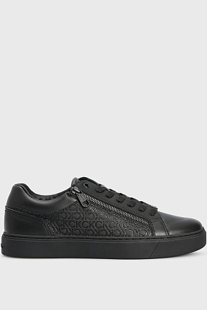 Мужские кеды CALVIN KLEIN LOW TOP LACE UP W/ ZIP MONO HM0HM01496 