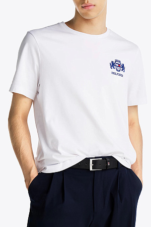 Футболка мужская TOMMY HILFIGER HILFIGER SMALL CREST TEE MW0MW38076 