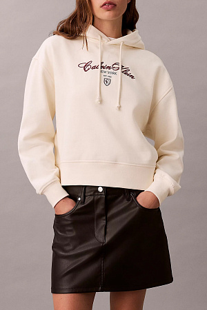 Толстовка женская CALVIN KLEIN LS CROP GRAPHIC HOODIE LV047E208G 