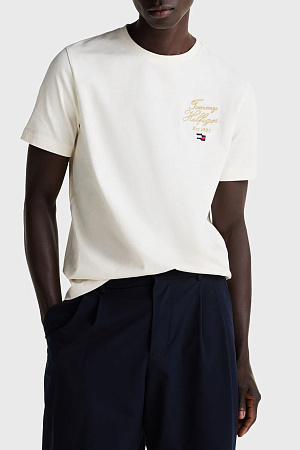 Футболка мужская TOMMY HILFIGER SCRIPT HILFIGER STACK TEE MW0MW38334 