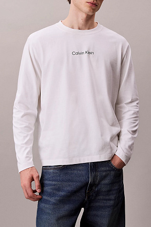 Футболка мужская CALVIN KLEIN LS RLXD STANDARD LOGO CREWNK TEE LV04LD232G 
