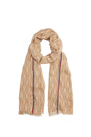 Шарф женский TOMMY HILFIGER ESSENTIAL FLAG SCARF AW0AW17490 