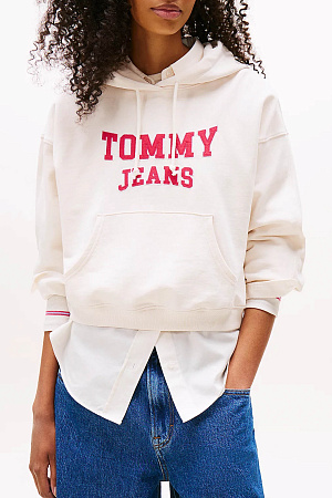 Толстовка женская TOMMY JEANS TJW BXY CRP VARSITY HOODIE DW0DW21598 