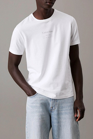 Футболка мужская CALVIN KLEIN RAISED EDITORIAL LOG K10K114172 