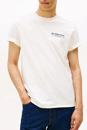 Футболка мужская TOMMY HILFIGER HILFIGER HERALD BACK MW0MW40008 