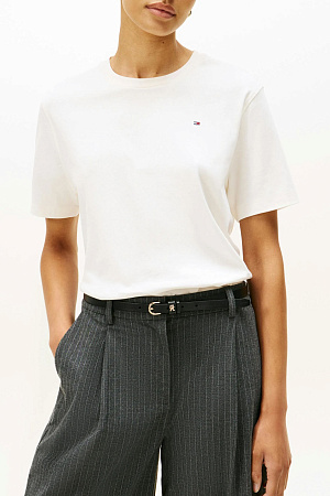 Футболка женская TOMMY HILFIGER MODERN FLAG RLX C-NK SS T-SHIRT WW0WW47522 