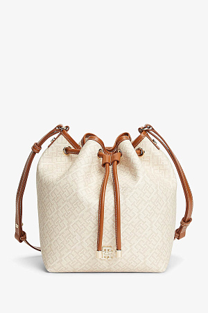 Сумка женская TOMMY HILFIGER TH MONOPLAY BUCKET LE AW0AW18847 