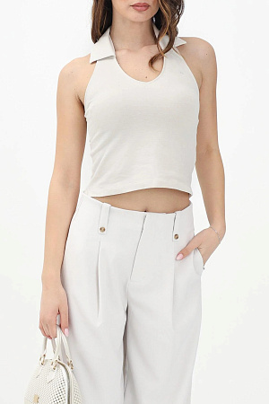 Топ женский CALVIN KLEIN HALTERNECK POLO COLL J20J225320 