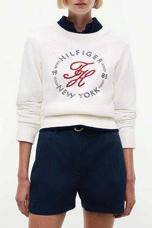 Джемпер женский TOMMY HILFIGER RWB NAUTICAL C-NK SWTR WW0WW51007 
