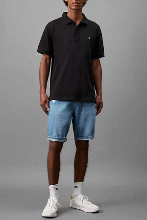 Футболка поло мужская CALVIN KLEIN WOVEN LABEL POLO J30J327040 