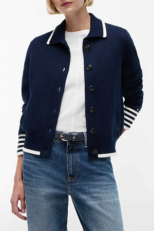 Кардиган женский TOMMY HILFIGER RWB NAUTICAL BOMBER WW0WW50121 