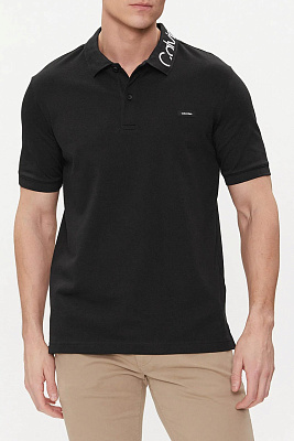 CALVIN KLEIN STRETCH PIQUE EMBROID LOGO POLO K10K112467 Calvin Klein