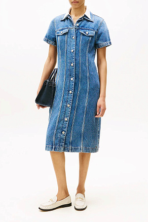 Платье женское TOMMY HILFIGER DNM LANA MIDI SHIRT DRESS WW0WW46638 