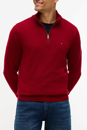 Свитер мужской TOMMY HILFIGER PIMA ORG CTN CASHMERE ZIP MOCK MW0MW28049 